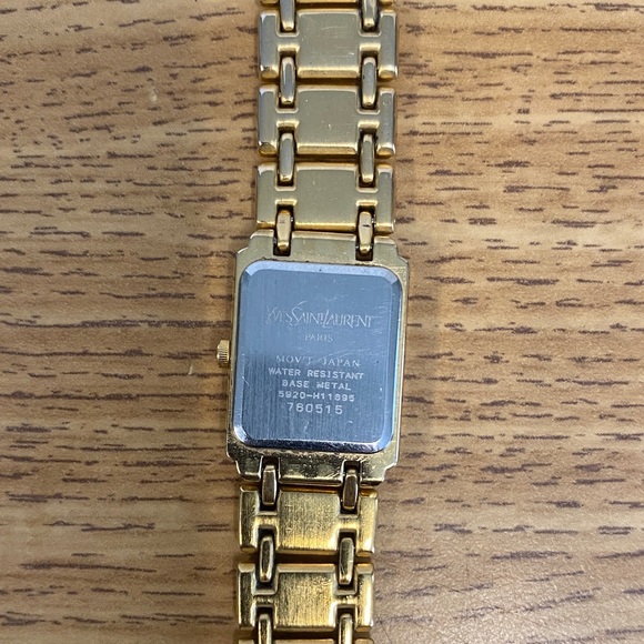 Gold Watch with Chain Link Bracelet - Picture 3 of 5